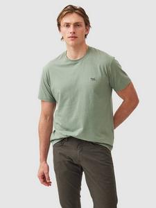 Хлопчатобумажная приталенная футболка с коротким рукавом от gunn Rodd & Gunn, цвет Turf