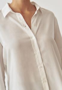 Блузка на пуговицах PRECJONA TATUUM, молочный