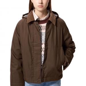 Куртка-пуховик JW Anderson JW Anderson Collaboration FW25 женская UNIQLO, Dark Umber