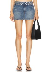 Мини-Юбка adela с низкой посадкой Grlfrnd, цвет nashville