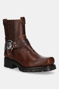 Кожаные ботинки Alaska Cuero, мотоциклетные, маррон New Rock, коричневый