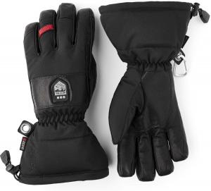 Электрические перчатки Hestra Power Heater Gauntlet для мужчин и женщин. Аккумуляторные перчатки с подогревом, согревающие перчатки для катания на лыжах и сноуборде., Black / Black