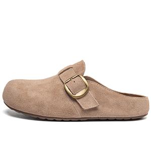 Диндин Студио Резиновая подошва Устойчивые к истиранию закрытые тапочки Женские сандалии, цвет Sand