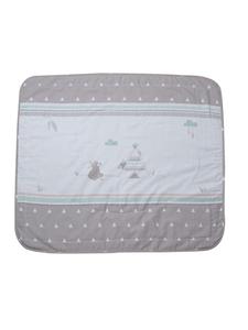 Roba Детское одеяло «Индибар» - двустороннее, из хлопка и плюша, коричнево-белое