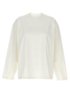 Футболка с принтом логотипа JIL SANDER, белый