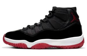 Кроссовки Jordan Air Jordan 11 Vintage Basketball Unisex, черный/белый/красный