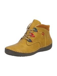Ботильоны на шнуровке Rieker, Mustard