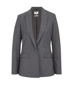 Блейзер WE Fashion, серый/темно-серый