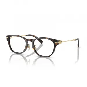 TIFFANY & CO. Очки Tiffany & Co с золотыми акцентами и черепаховым узором, Tortoiseshell