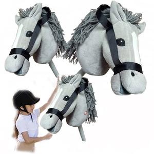 Плюшевая голова лошади с гривой на палочке HOBBY HORSE Sound Inna marka