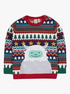 Детский джемпер из хлопка Forest Frugi, Yeti Fair Isle