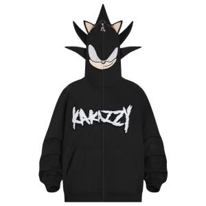 Толстовка унисекс черная Kakazzy, черный