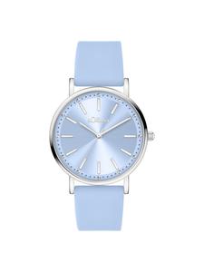 s.Oliver Классические наручные часы с блестящими синими камнями