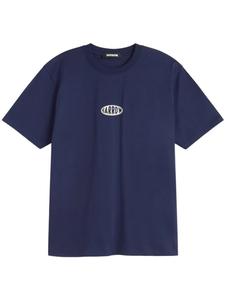 Футболка с текстовым принтом BARROW, синий