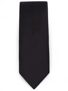 Шелковый галстук с вышитым логотипом DOLCE & GABBANA, синий