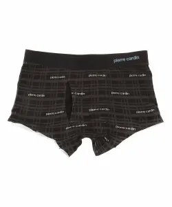 Плед из вискозы Pierre Cardin Lab с рисунком медведя в клетку, струйная печать, боксерские шорты