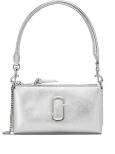 Мини-сумка через плечо The Metallic Marc Jacobs, серебристый