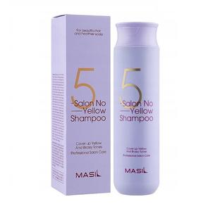 MASIL 5 Salon No Yellow Shampoo, Тонирующий шампунь для осветленных волос, 300мл