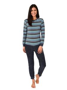 Трусы NORMANN Pflegeoverall Frottee langarm Reissverschluss, синий