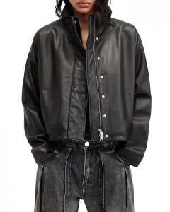 Кожаная куртка ALLSAINTS Ryder, черный