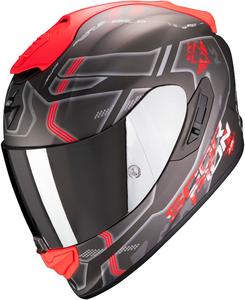 Шлем Scorpion exo 1400 air spatium, Black Matt/Red