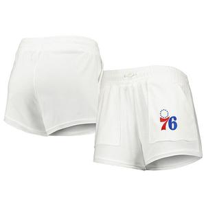 Женские шорты concepts sport white philadelphia 76ers sunray Unbranded