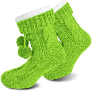 Носки normani Bommeln und ABS, цвет Apfelgrün