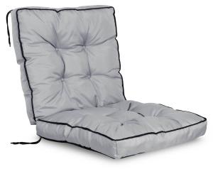 Подушка для стула EDANTI Dliss, серый - текстиль - 50 x 50 x 50 см