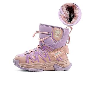 Детские ботинки Kids Purple Jeep, фиолетовый