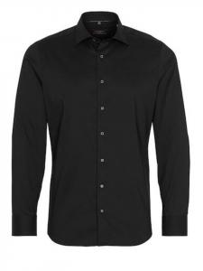 Рубашка с длинным рукавом Eterna, черный