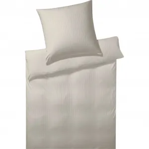 Элегантное постельное белье Solid Stripe, приятное на ощупь Elegante, цвет sand