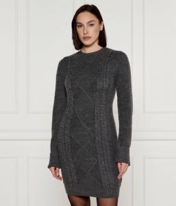 Платье Guess Jeans с добавлением шерсти, серый