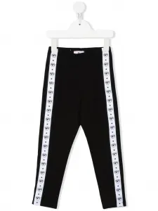 Легинсы с узором Eyelike Chiara Ferragni Kids, черный