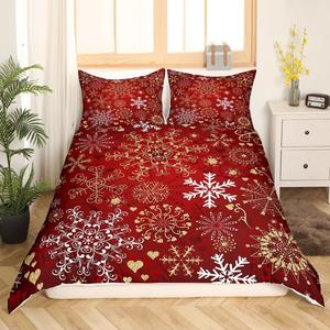 Erosebridal Комплект постельного белья с новогодним принтом для детей из мягкого хлопка, Multi 16