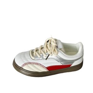 BINGO DUCK Скользоустойчивые низкие скейтерские туфли на платформе для женщин красные, цвет Red