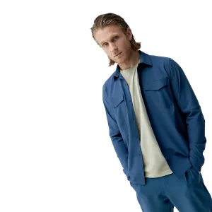 Chubut Born Living Yoga Мужская рубашка, цвет Azul denim