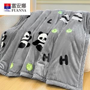 Fuanna Шерстяное одеяло 200х230 см, 4 кг, двойной флис, мягкое, согревающее