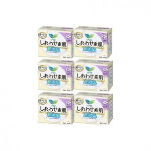 HUAWANG Yalea японские импортные ежедневные прокладки F Skin Extra Thin с крылышками 25см*17 штук KAO, 6 Box Included