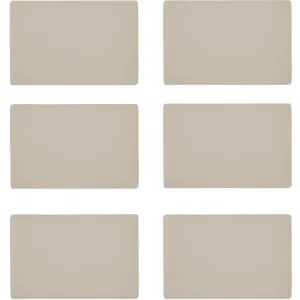 Zeller Подставка на стол из искусственной кожи, металлическая, 30x45 см Zeller Present, кремовый