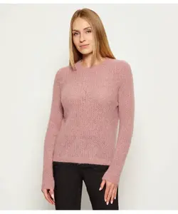 Шерстяной свитер Regular fit Liu Jo, розовый