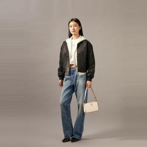 CALVIN KLEIN Синтетическая Подмышечная Сумка-багет Женская Абрикос, 280-Миндально-желтый