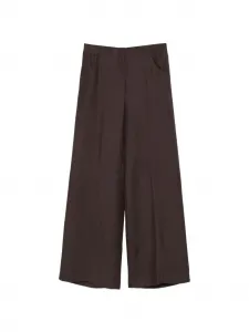 Брюки широкого кроя Liviana Conti, коричневый