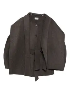 Пальто с поясом и пуговицами P.A.R.O.S.H., коричневый