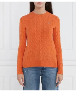 Шерстяной свитер Джулианны Slim fit Polo Ralph Lauren, оранжевый