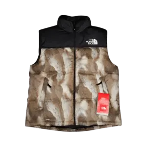 Куртка Supreme x The North Face Fur Print Nuptse, Brown