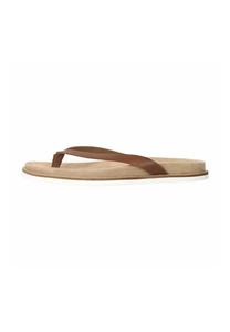 Сандалии с Т-образной застежкой Manfield, коричневый