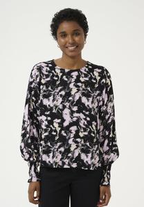 Блуза Kaffe Blouse, Black Pink Graphic Strokes/Black