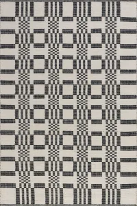 Коврик с геометрическим узором Hendo nuLOOM, 122x183 см, серый