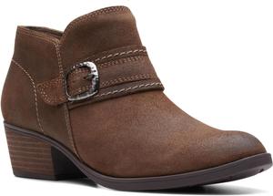 Женские ботильоны Clarks Charlten Bay, Dark Tan Suede