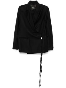 Andrea Ya'aqov блейзер с запахом, черный